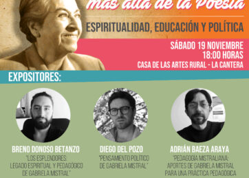 Seminario «Gabriela Mistral más allá de la Poesía: Espiritualidad, Educación y Política» se desarrollará este sábado